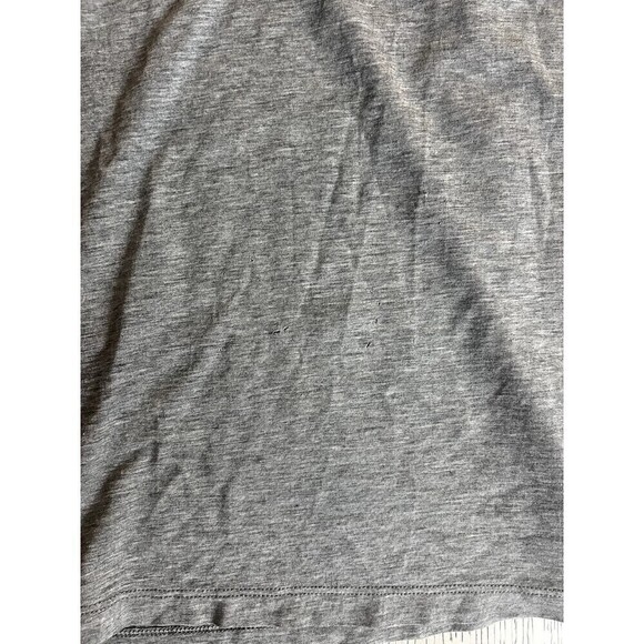 Lululemon Men's Tee Gray Size 12 Used Casual Workout Gym Holes Comfort - Picture 3 of 7